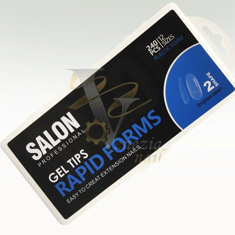 تیپ ژل سالن 240 عددی | تیپ شفاف و مقاوم برای ساخت ناخن ژلهای و فرنچ حرفهای