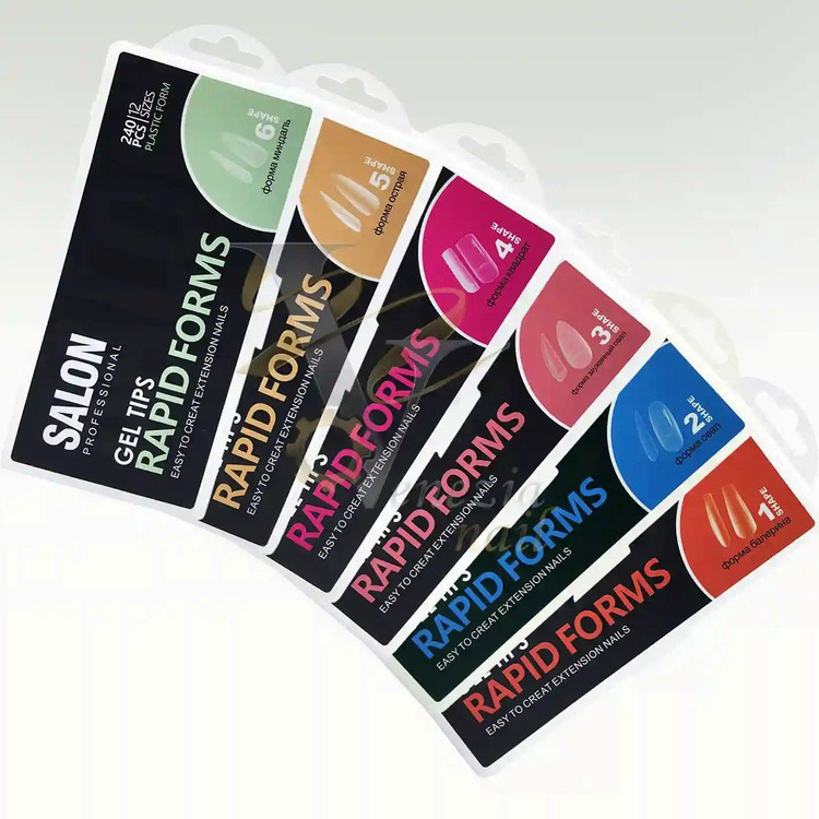 تیپ ژل سالن 240 عددی | تیپ شفاف و مقاوم برای ساخت ناخن ژلهای و فرنچ حرفهای