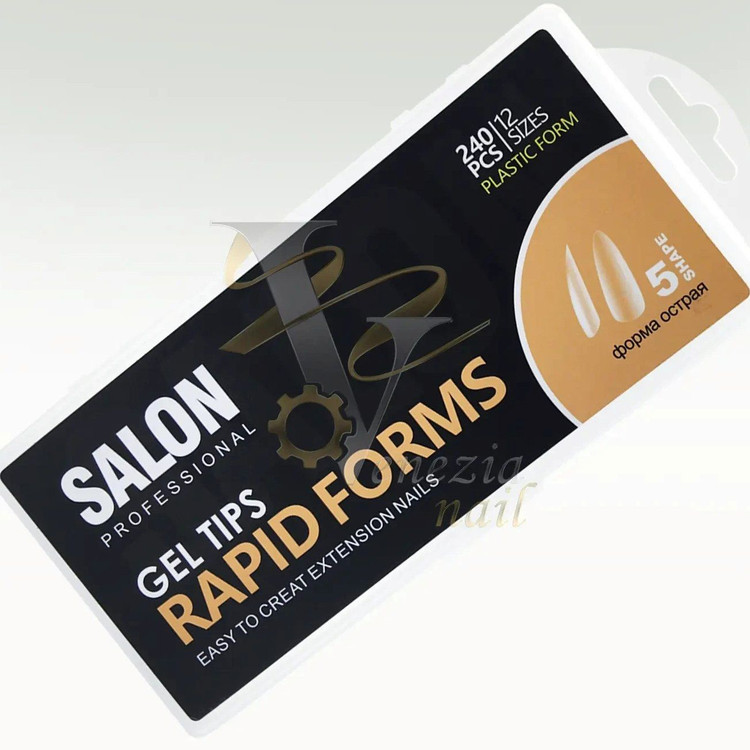 تیپ ژل سالن 240 عددی | تیپ شفاف و مقاوم برای ساخت ناخن ژلهای و فرنچ حرفهای