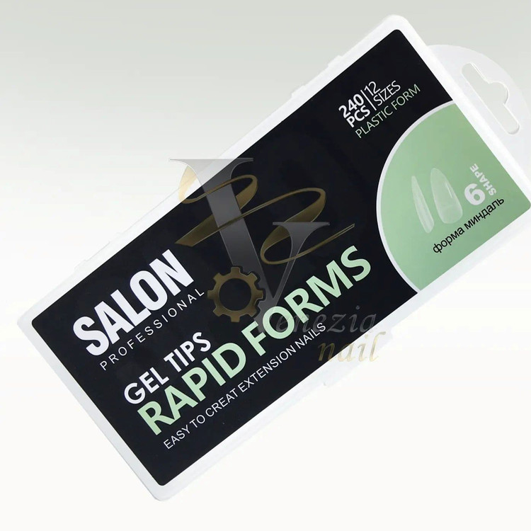 تیپ ژل سالن 240 عددی | تیپ شفاف و مقاوم برای ساخت ناخن ژلهای و فرنچ حرفهای