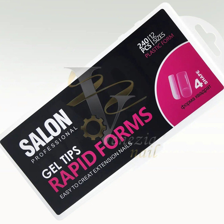 تیپ ژل سالن 240 عددی | تیپ شفاف و مقاوم برای ساخت ناخن ژلهای و فرنچ حرفهای