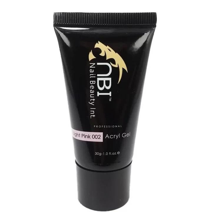 پلی ژل کاشت ناخن NBI – حجم 60 میل – رنگ صورتی روشن – شماره 002