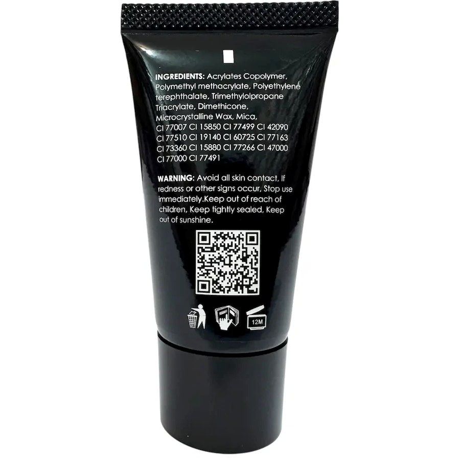 پلی ژل کاشت ناخن NBI مدل Clear (بیرنگ) - شماره 001 - حجم 30 میل
