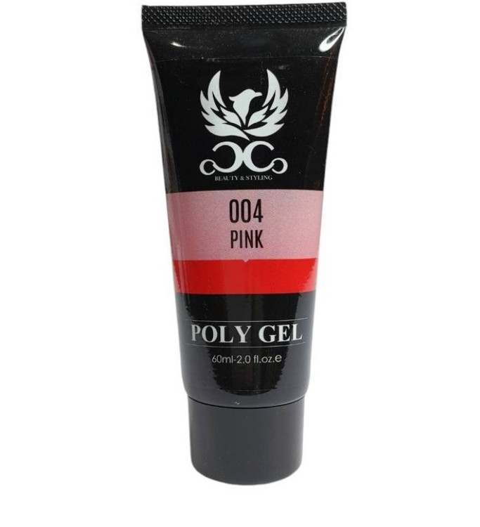 پلی ژل کاشت ناخن کوکو COCO مدل Pink - شماره 004 - حجم 60 میل