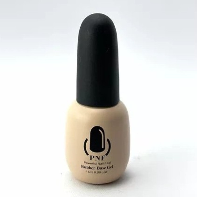 رابر بیس ژلی PNF مدل Rubber Base - حجم 15 میل - تقویت کننده و افزایش دهنده دوام ناخن