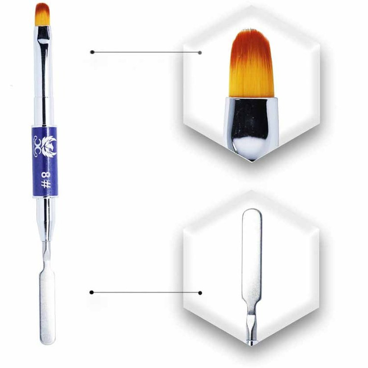 قلم کاشت ژل ناخن حرفهای کوکو سایز 8 – مناسب پلی ژل و ژل بیلدر