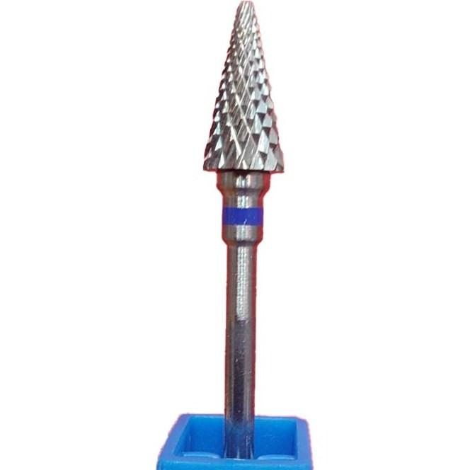 سر سوهان الماسه کاجی نوار آبی