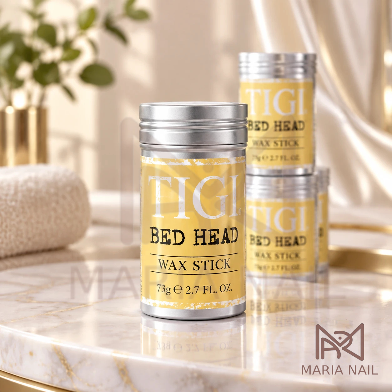 وزگیر مو تی‌جی (TIGI Bed Head)؛ واکس استیکی حالت‌دهنده و صاف‌کننده مو حرفه‌ای؛ موجود در ماریا نیل شاپ